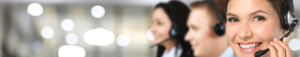 Call center salespeople using sales enablement content