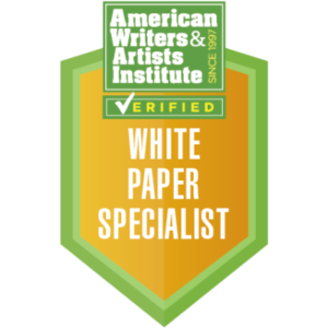 White Paper Copywriting Specialist Badge